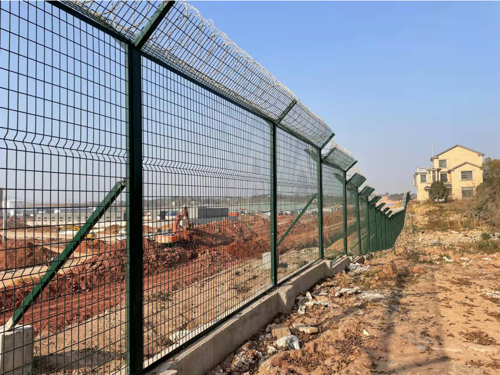 部队机场金属铁丝网警戒护栏