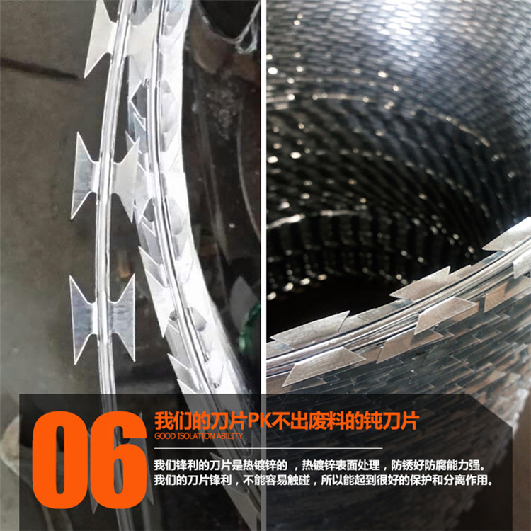 安徽304不锈钢刺丝滚笼围网生产加工出售图片7